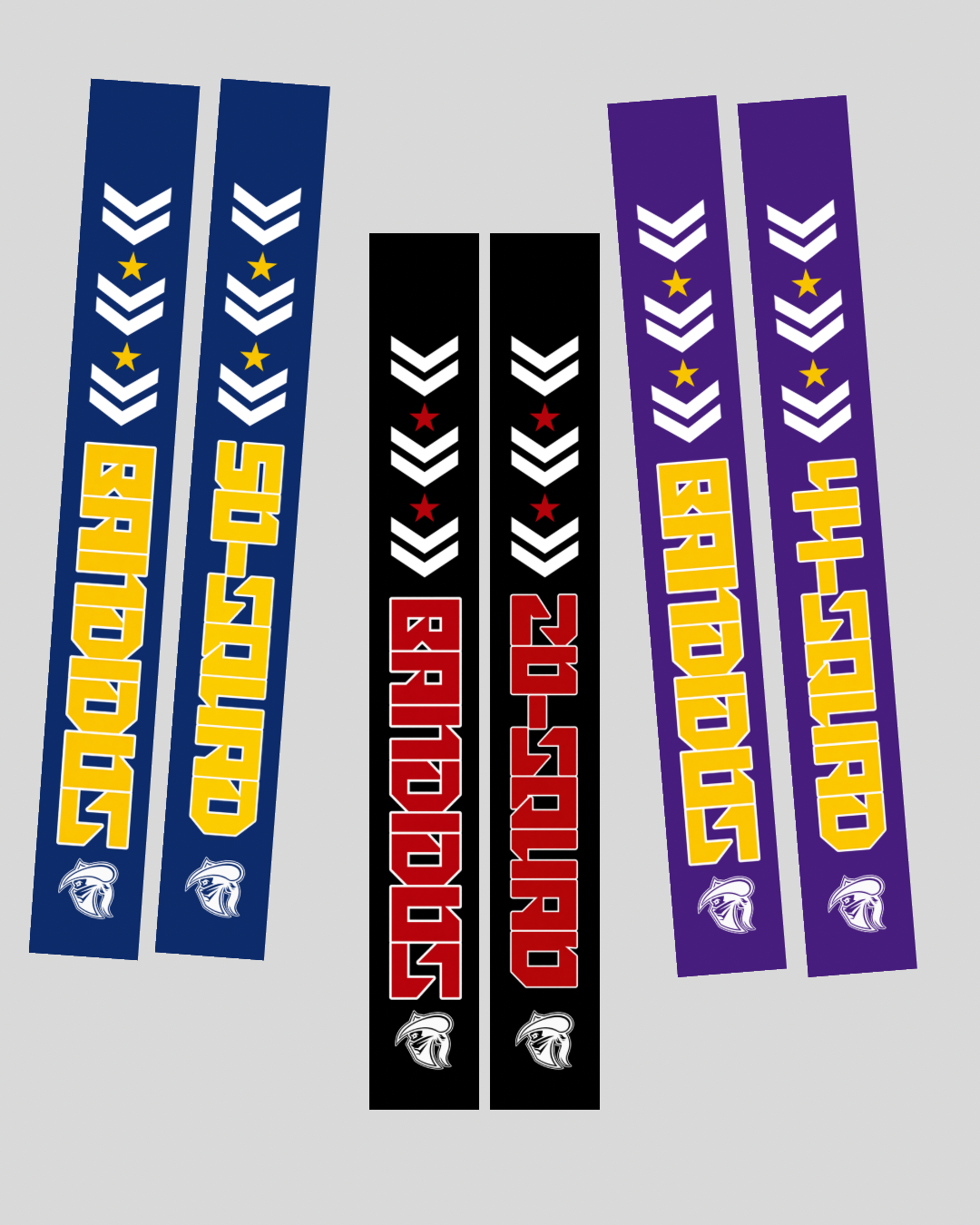 Custom Flag Team Sets - Bandidos (LOCAL PICKUP) ($15/set includes belts) (Quantity 36 sets)